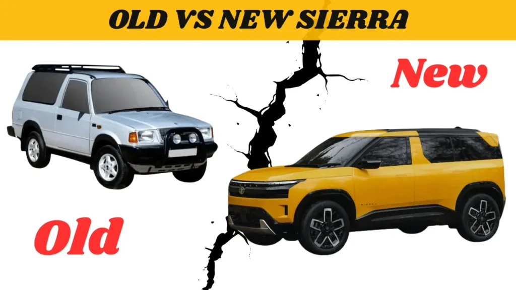 old tata sierra vs. new sierra comparision